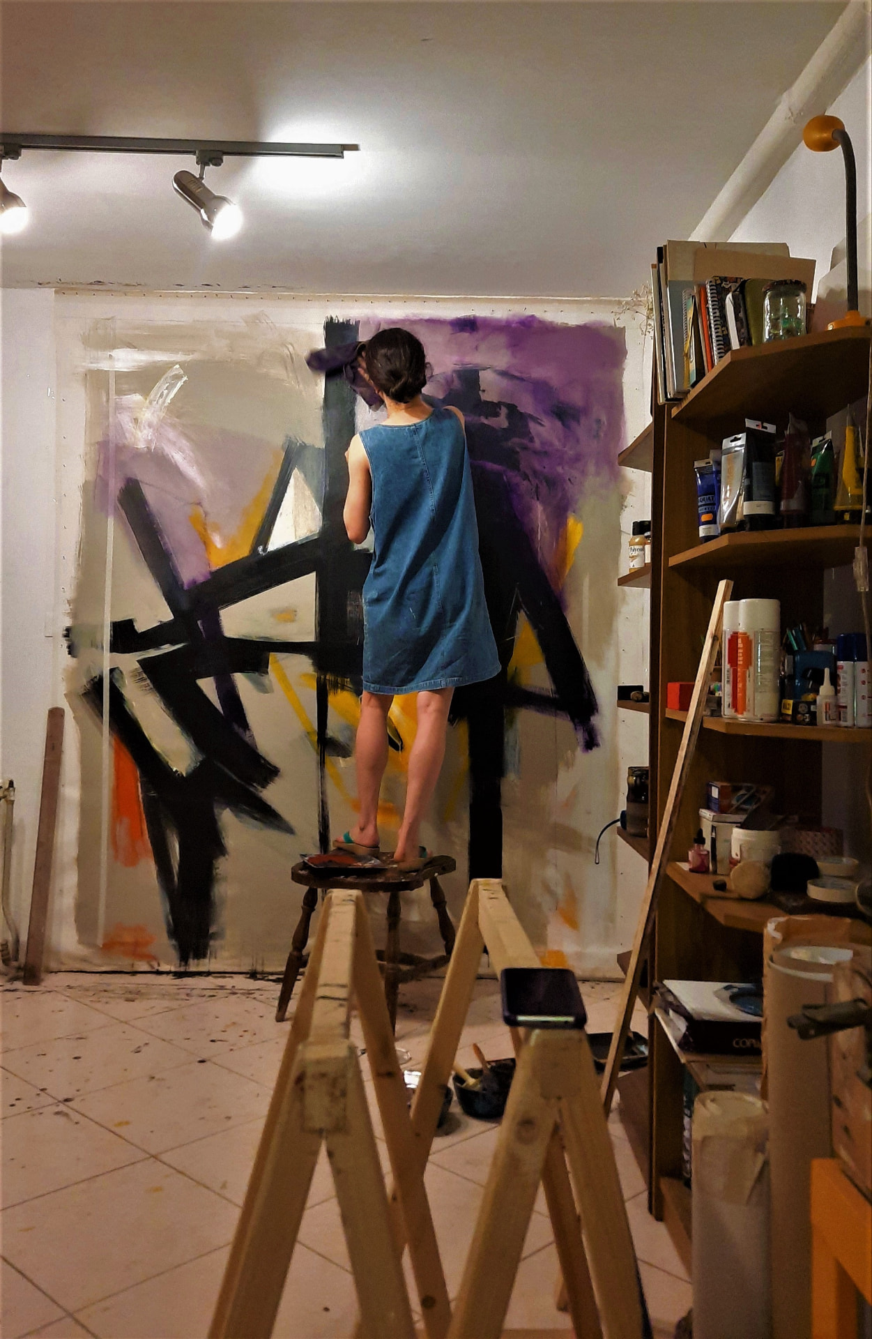 In the grammar of paint