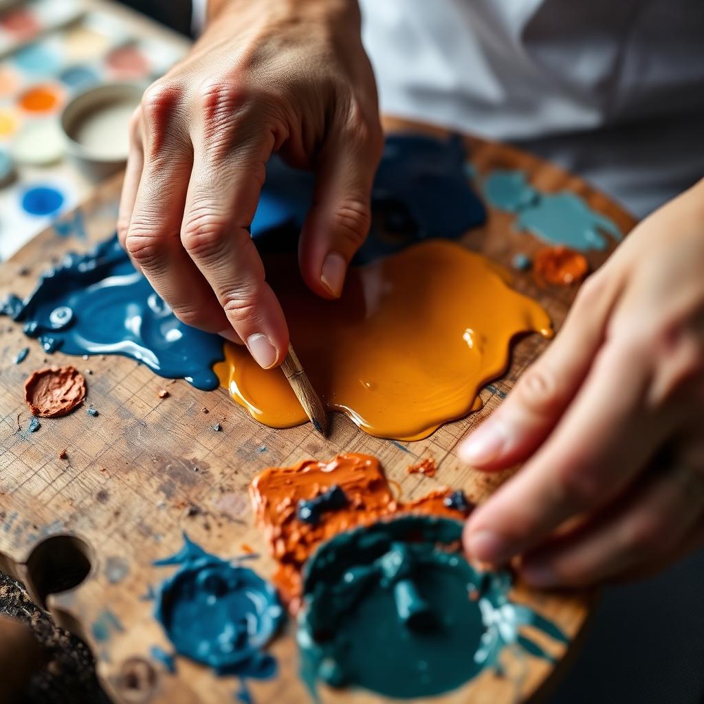 Mixing pigment